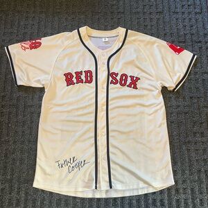 Boston Red Sox Unwell Alex Father Cooper Jersey Limited Edition SGA Large Big Al